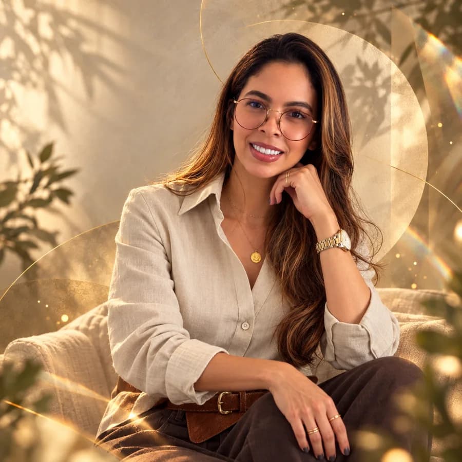 Grechel Teitelbaum en un retrato editorial cálido